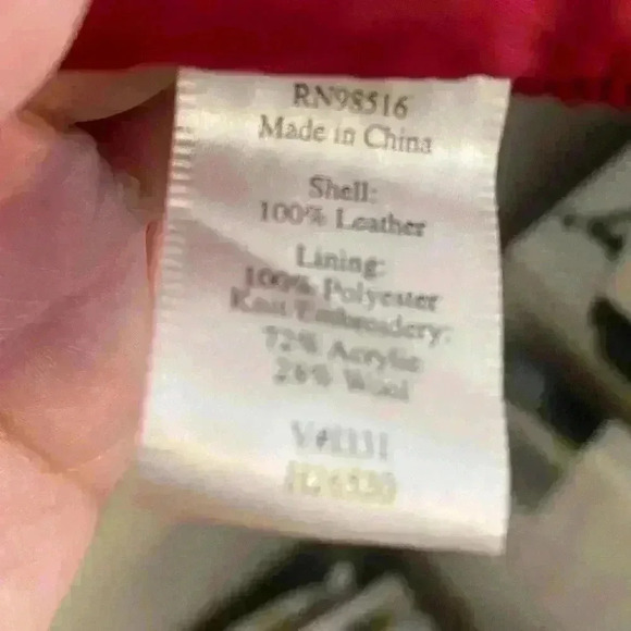 Coldwater Creek Y2K Red Suede and Knit Cardigan with Pockets Size M - Picture 6 of 10